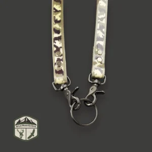 Hundeleine fuer 2 Hunde komplett Jagdhunde camo oliv camouflage Verbindungsleine