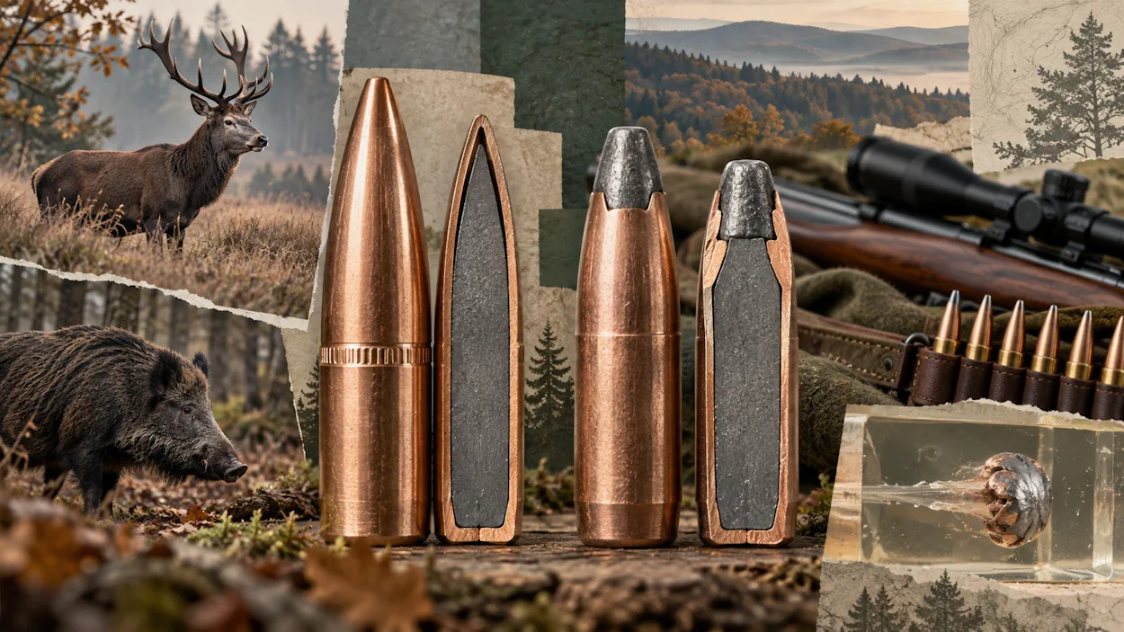 Teilmantel Vollmantel Geschoss Jagd WMES