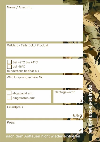 Wildbret Etikett Camo WMES Vorschau A