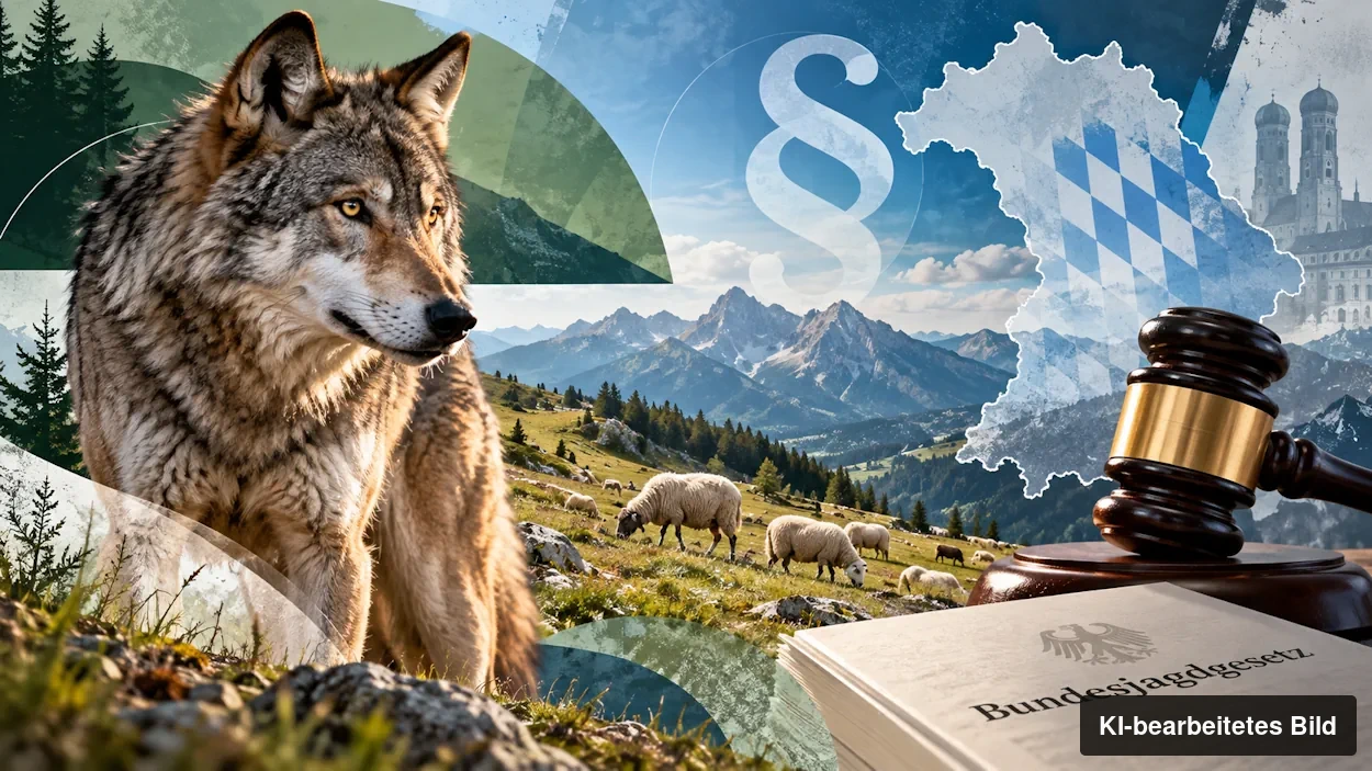 Wolf Jagd Bayern Deutschland Gericht